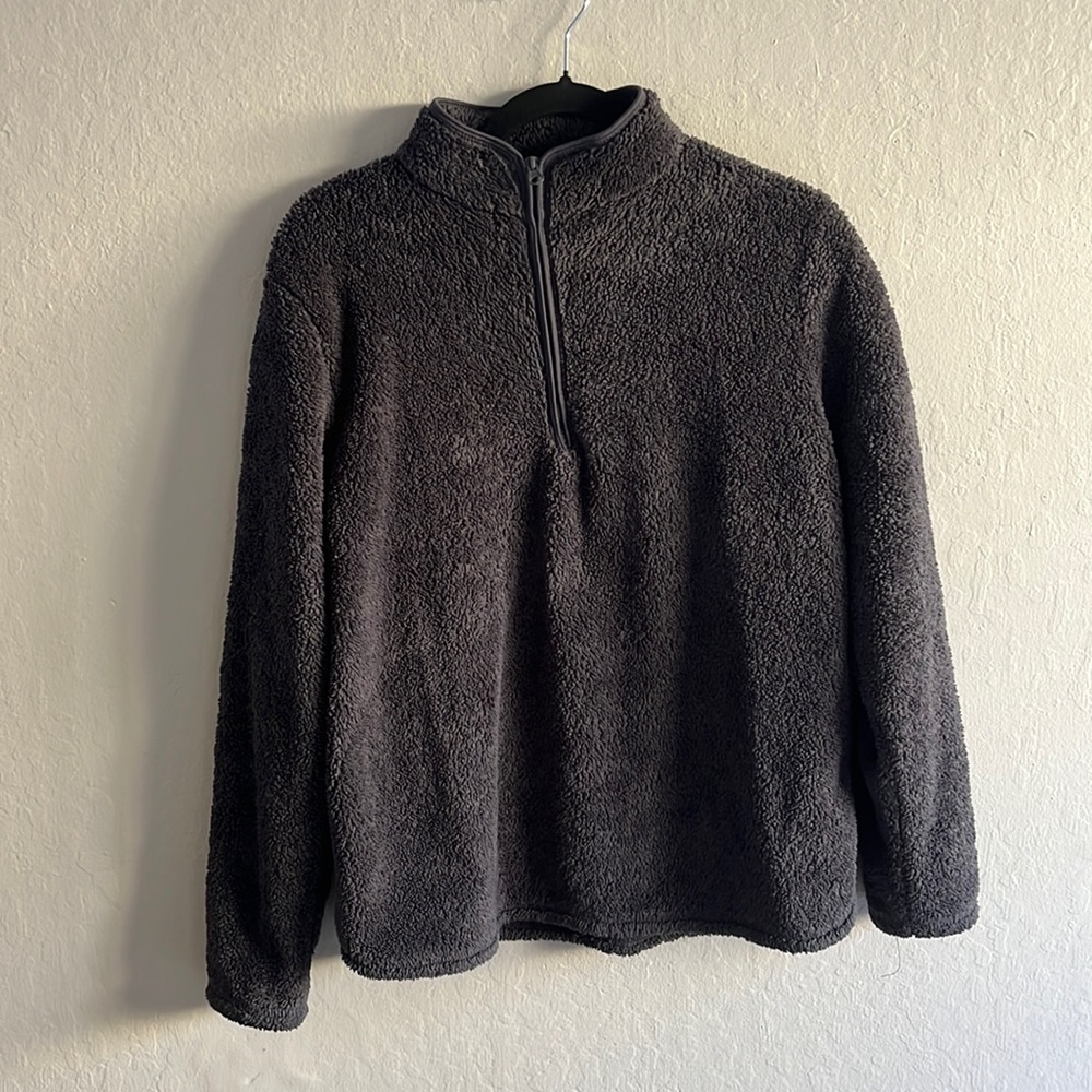 Forever21 halfzip sherpa